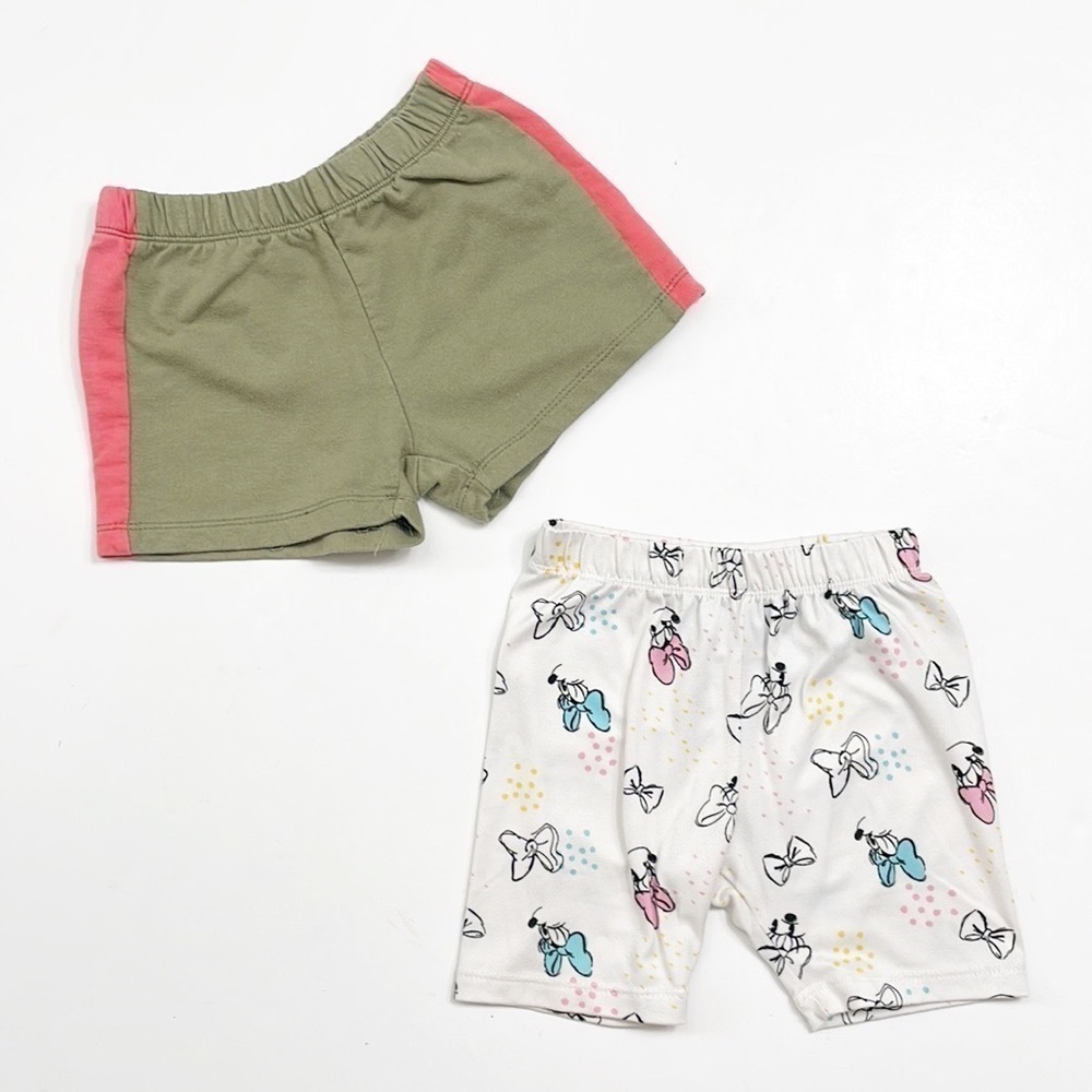 Disney Minnie Mouse and Young Hearts toddler girls shorts